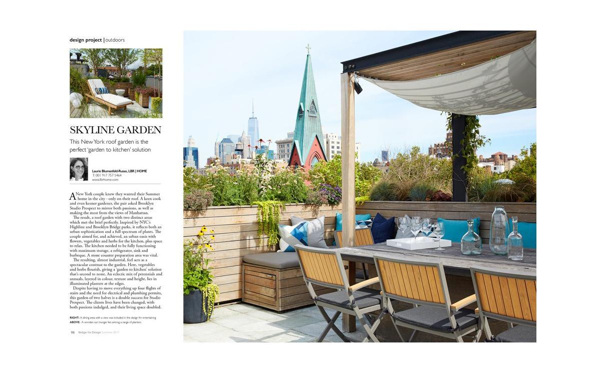 LBR HOME Brooklyn Roof Garden and Terrace in Bridge for Design-2017