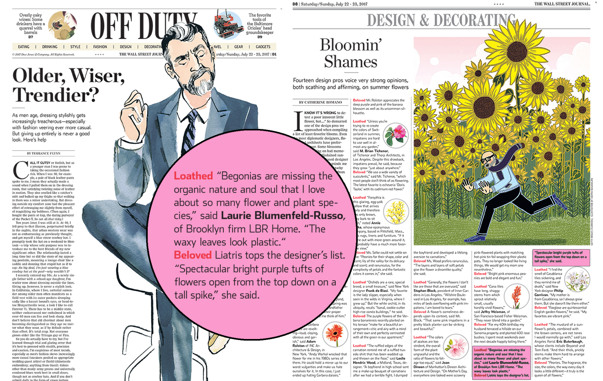 WSJ Design & Decorating Laurie Blumenfeld Russo