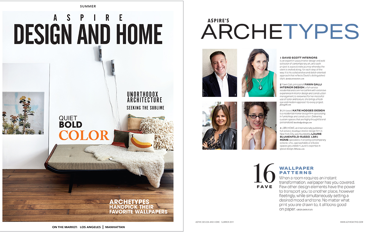 Laurie Blumenfeld-Russo shares expert designer wallpaper tips with Aspire