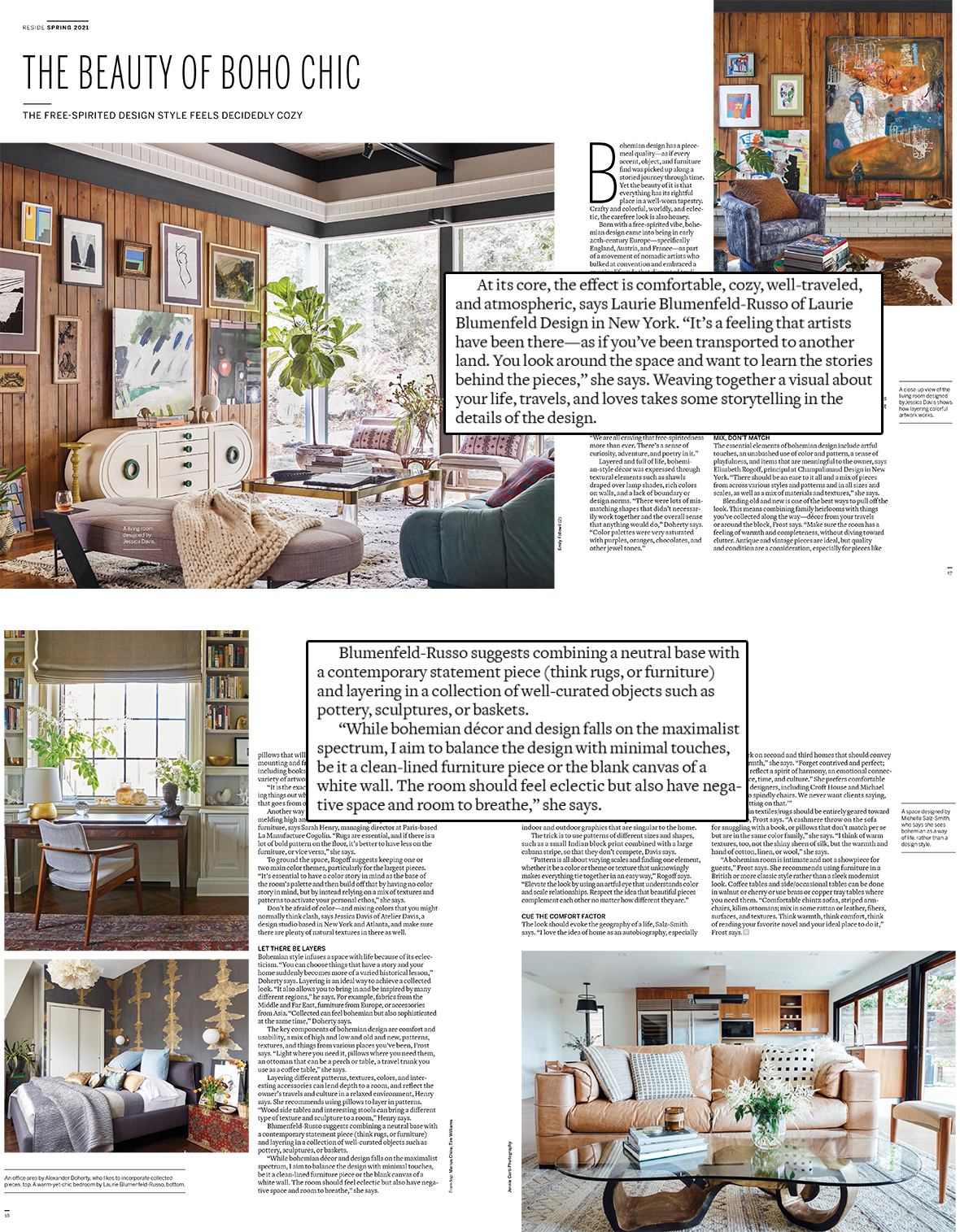 Sothebys Reside Real Estate-Magazine-The-Beauty-of-Boho-Featuring-Interior Designer Laurie Blumenfeld-Russo