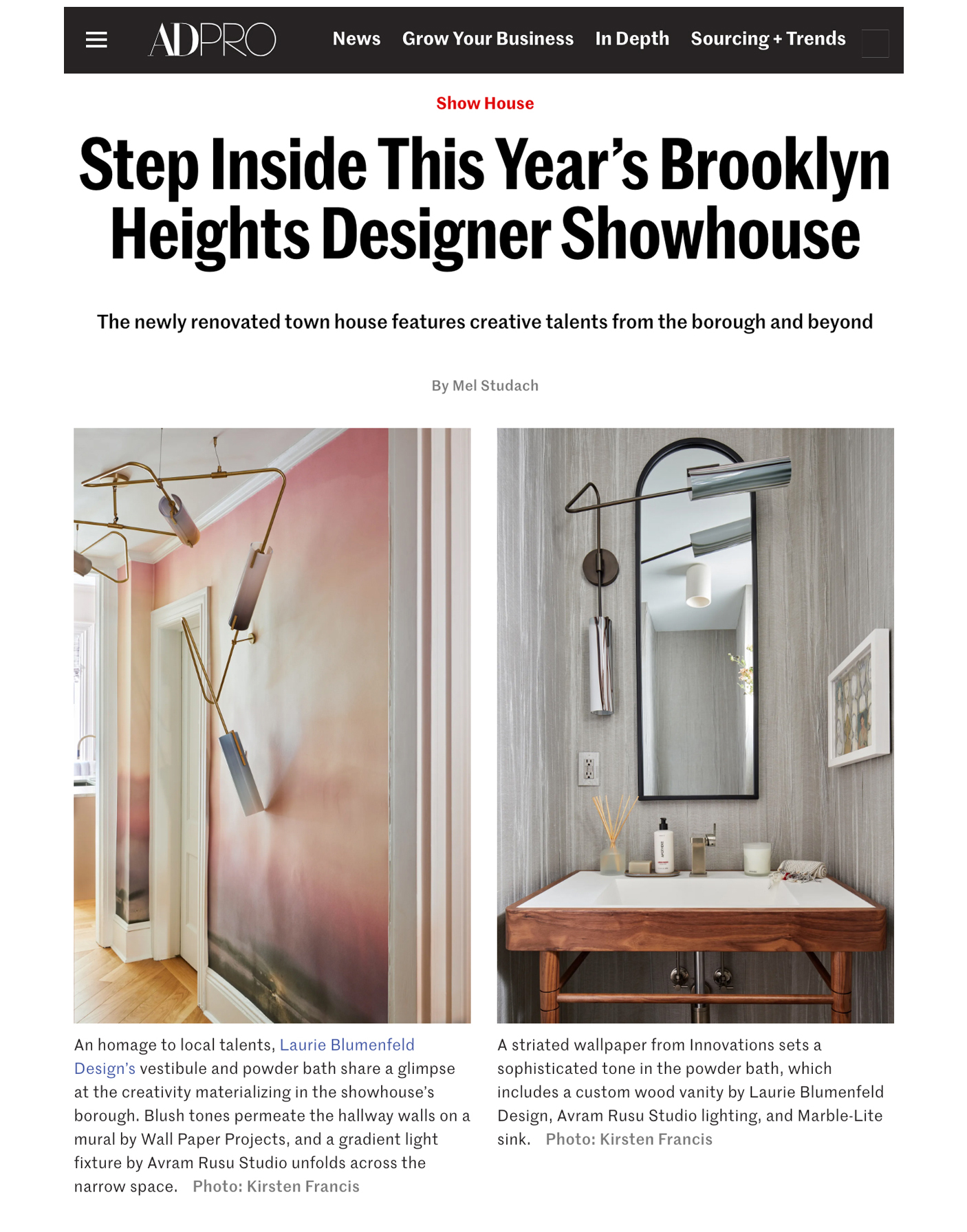 AD PRO - Step Inside The Brooklyn Heights Designer Showhouse 